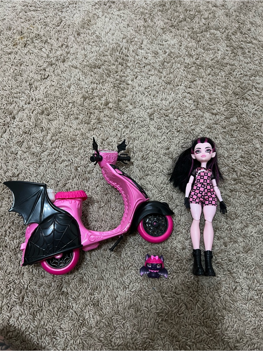 Monster high draculaura G3 with accessories